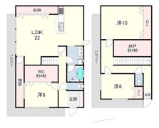森北町6丁目テラスハウスの間取り画像