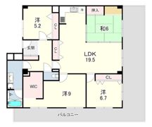 シャルマンコーポ塚口の間取り画像