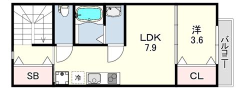 エクスイート夙川の間取り画像
