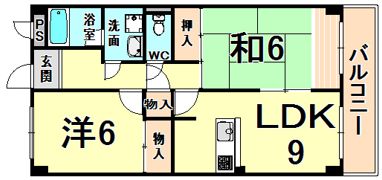 パークハイム瑞ヶ丘の間取り画像