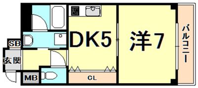 ローレル西宮の間取り画像