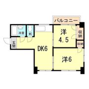 若松マンションの間取り画像