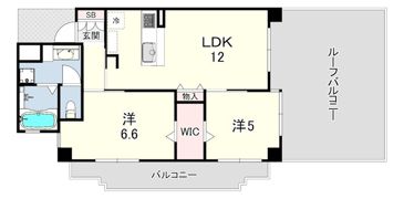 セレッソコート西宮北口リアライズの間取り画像