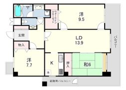 グラン・ドムール甲子園口2の間取り画像