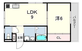 フェニックスハイツ中西の間取り画像