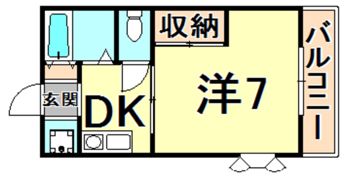 コートアゼリアB棟の間取り画像