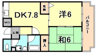 メゾンアムールの間取り画像