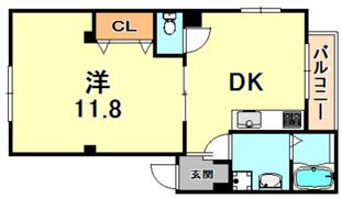 楠町タムラビルの間取り画像