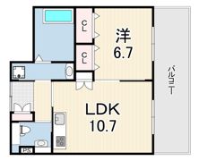 エイジングコート有馬の間取り画像