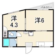 石井マンションの間取り画像