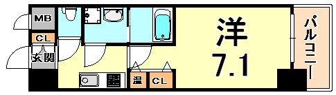 アドバンス三宮シュロスの間取り画像