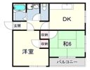ヨウカワマンションの間取り画像