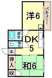 ナルディス尼崎の間取り画像