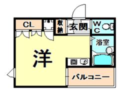 ハッピーコート塚口駅前の間取り画像