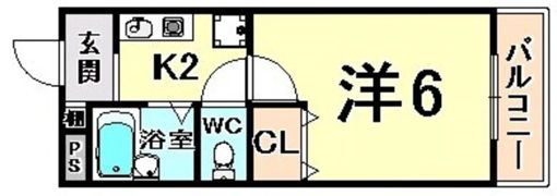 リーガルコート塚口の間取り画像