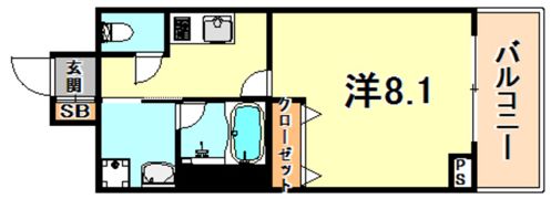 LAFFICE住吉本町の間取り画像