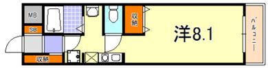 OZパレスの間取り画像