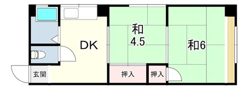 国玉マンションの間取り画像