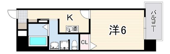 ドミール春日野道Nの間取り画像