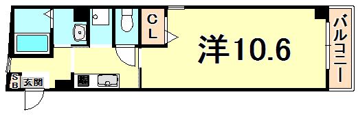 アリコヴェール和上の間取り画像