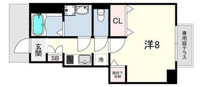 シャール苦楽園の間取り画像