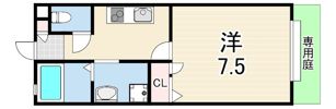 ベルリード甲子園の間取り画像