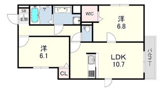 PERCHAの間取り画像