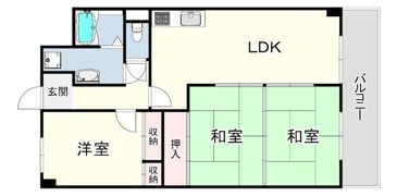 メリヤス岡場の間取り画像