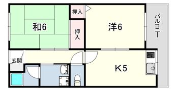 中道グリーンハイツの間取り画像