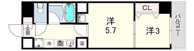 パークモダン伊丹の間取り画像