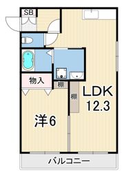ロワイヤル鳴尾の間取り画像