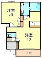 エイトリーブスの間取り画像