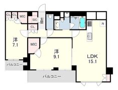 ミレーネ神戸住吉本町の間取り画像