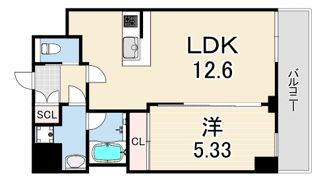 プレジオ西宮北口の間取り画像