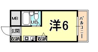 ハイツシャロームの間取り画像