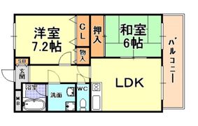 芦屋ライフの間取り画像