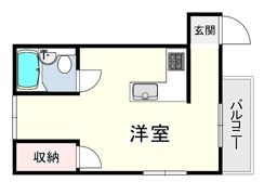 サンパレス21東園田2の間取り画像