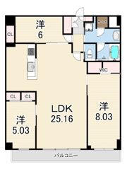 プレジオ西宮北口の間取り画像