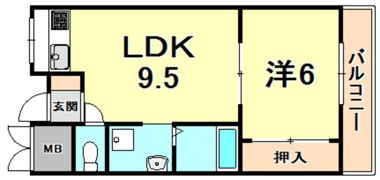 1996HERAの間取り画像