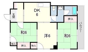 第2藤本ビルの間取り画像