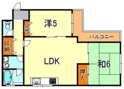 パインハイツ西芦屋の間取り画像