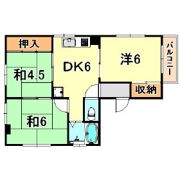 雅ハイツの間取り画像