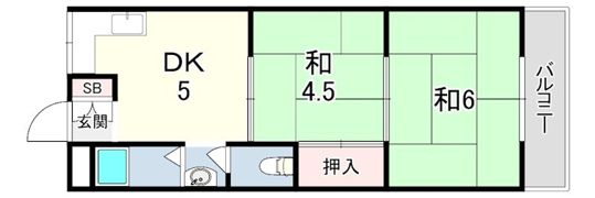 グリーンハイツの間取り画像