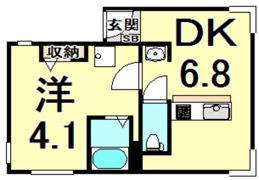 ユーコート鳴尾 北棟の間取り画像