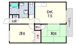 ピネーデ甲子園の間取り画像