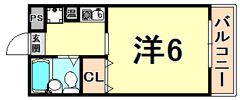 サニーテラスハイネの間取り画像