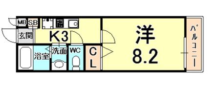 ニューアートハウス甲子園の間取り画像