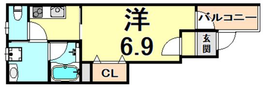 CROUD甲子園里中町の間取り画像