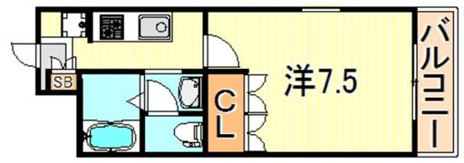 デフィーメゾンの間取り画像