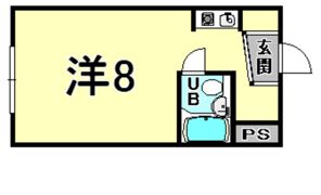 グレースメモリー甲子園の間取り画像